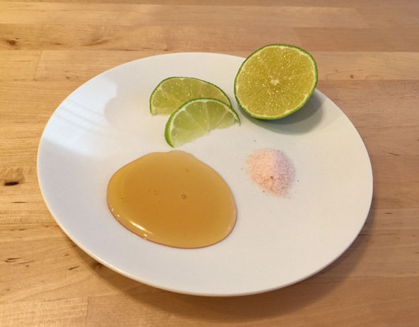 Pink salt, lime and honey- Natural remedy for sore throat that mom gives to her kids